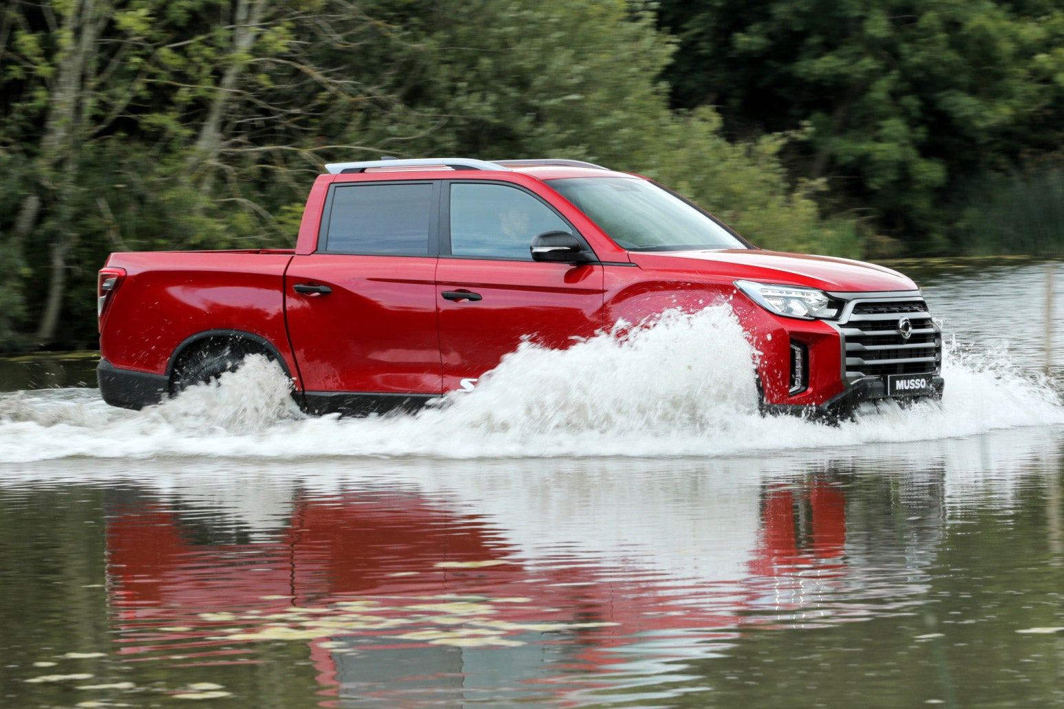 SsangYong Musso Review 2022: fording water
