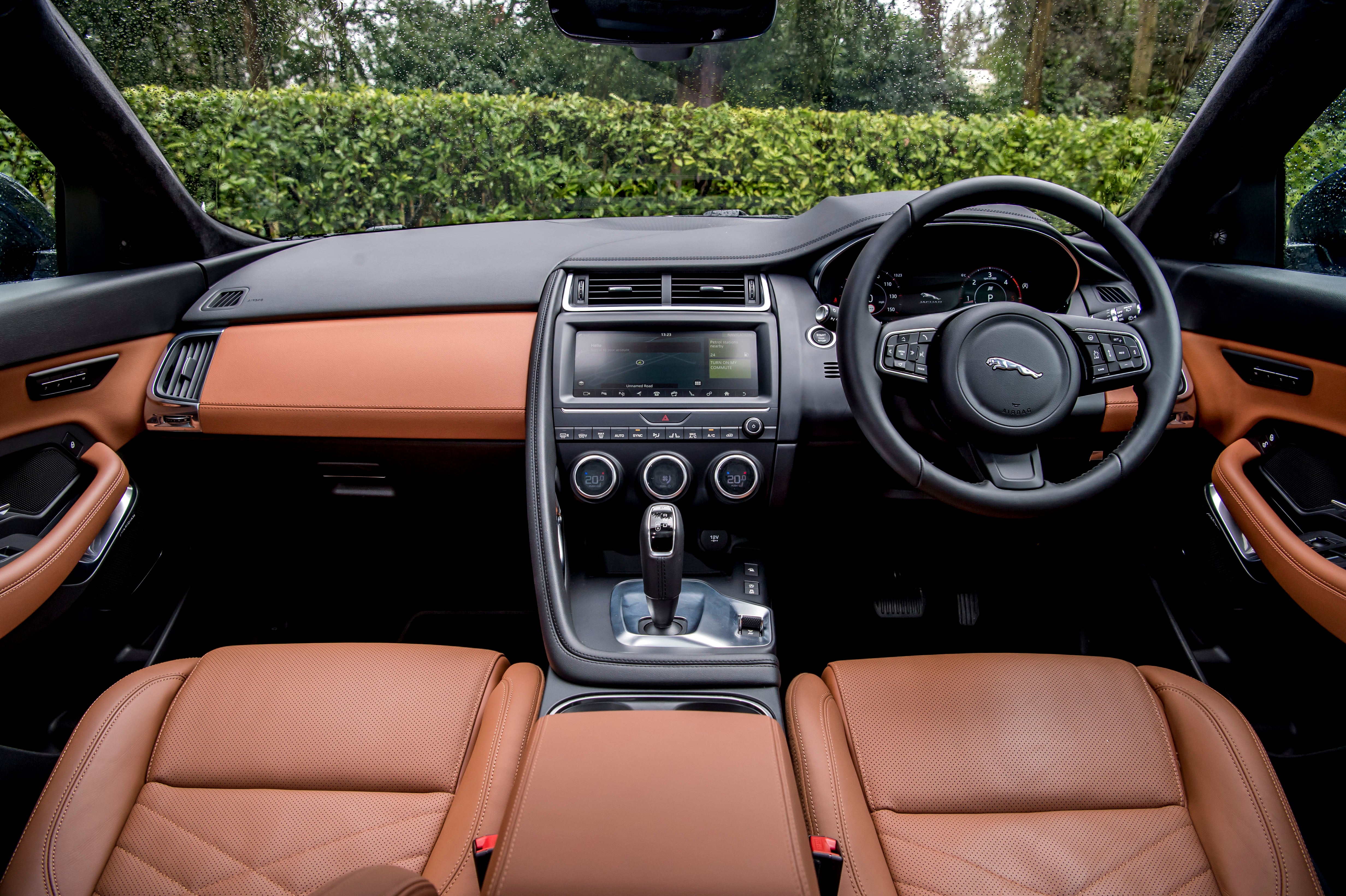 Jaguar E-Pace front interior