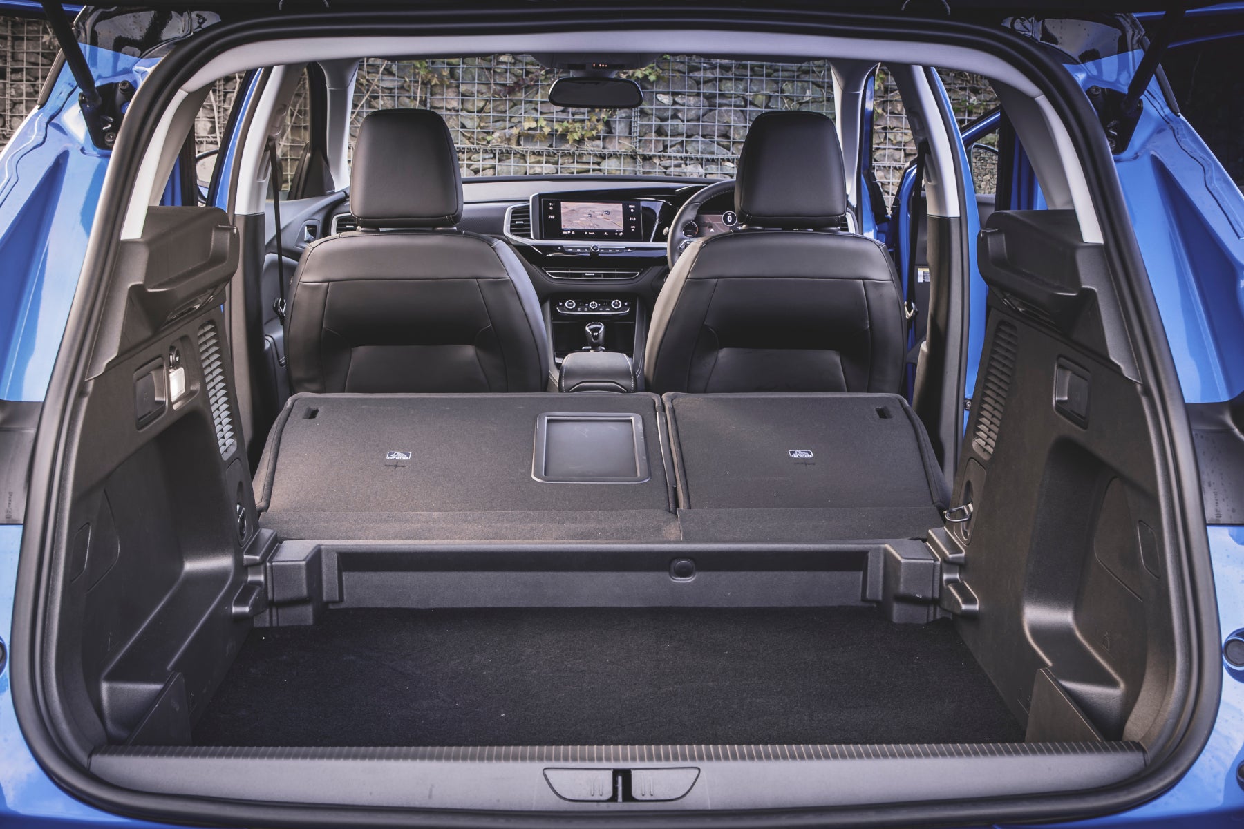 Vauxhall Grandland Review 2022 - rear seats down boot space