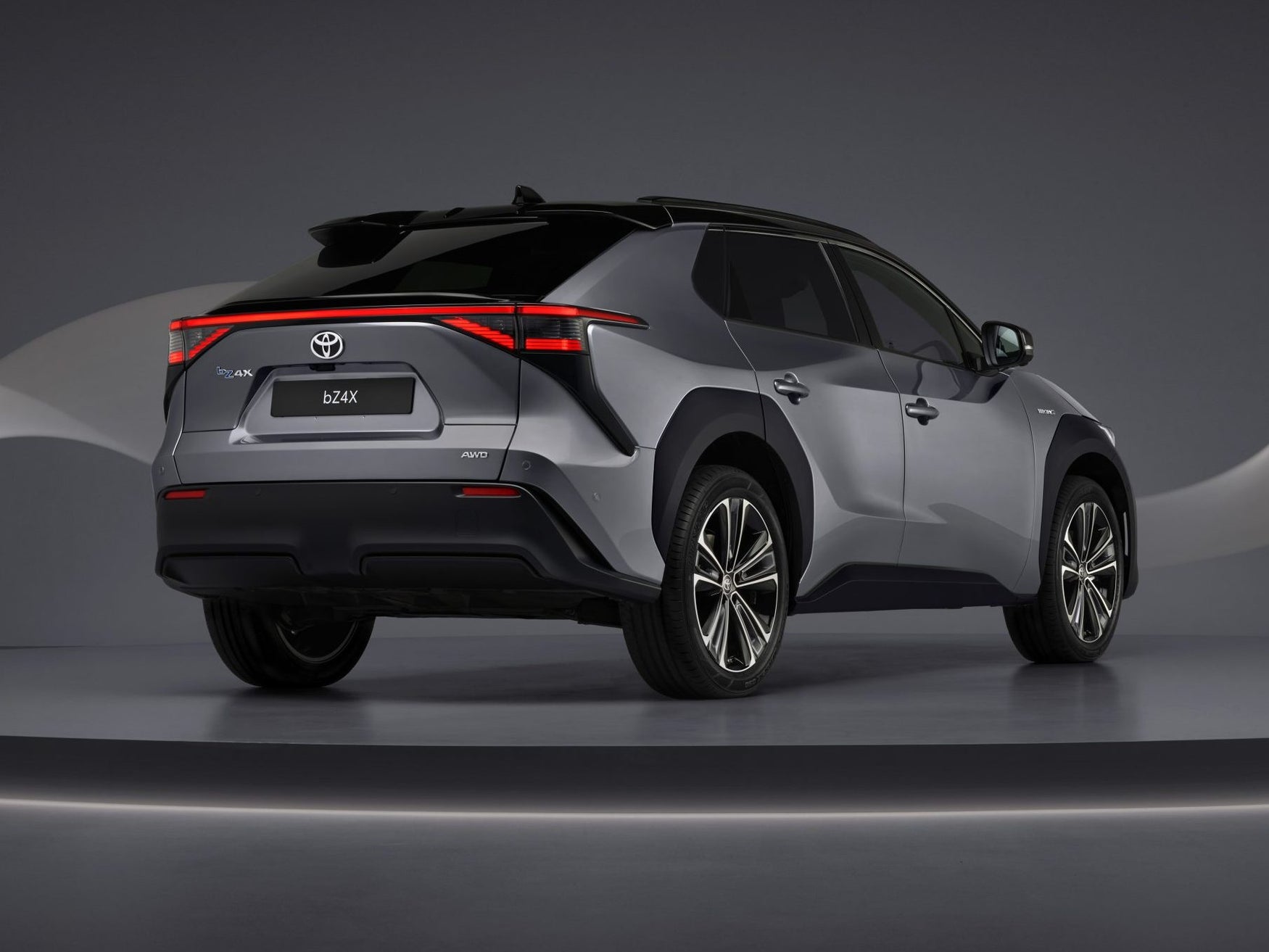 2022 Toyota bZ4X rear-three quarter