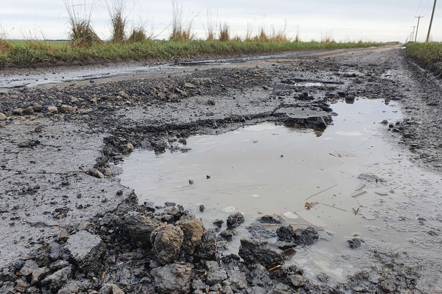 Large pothole in England