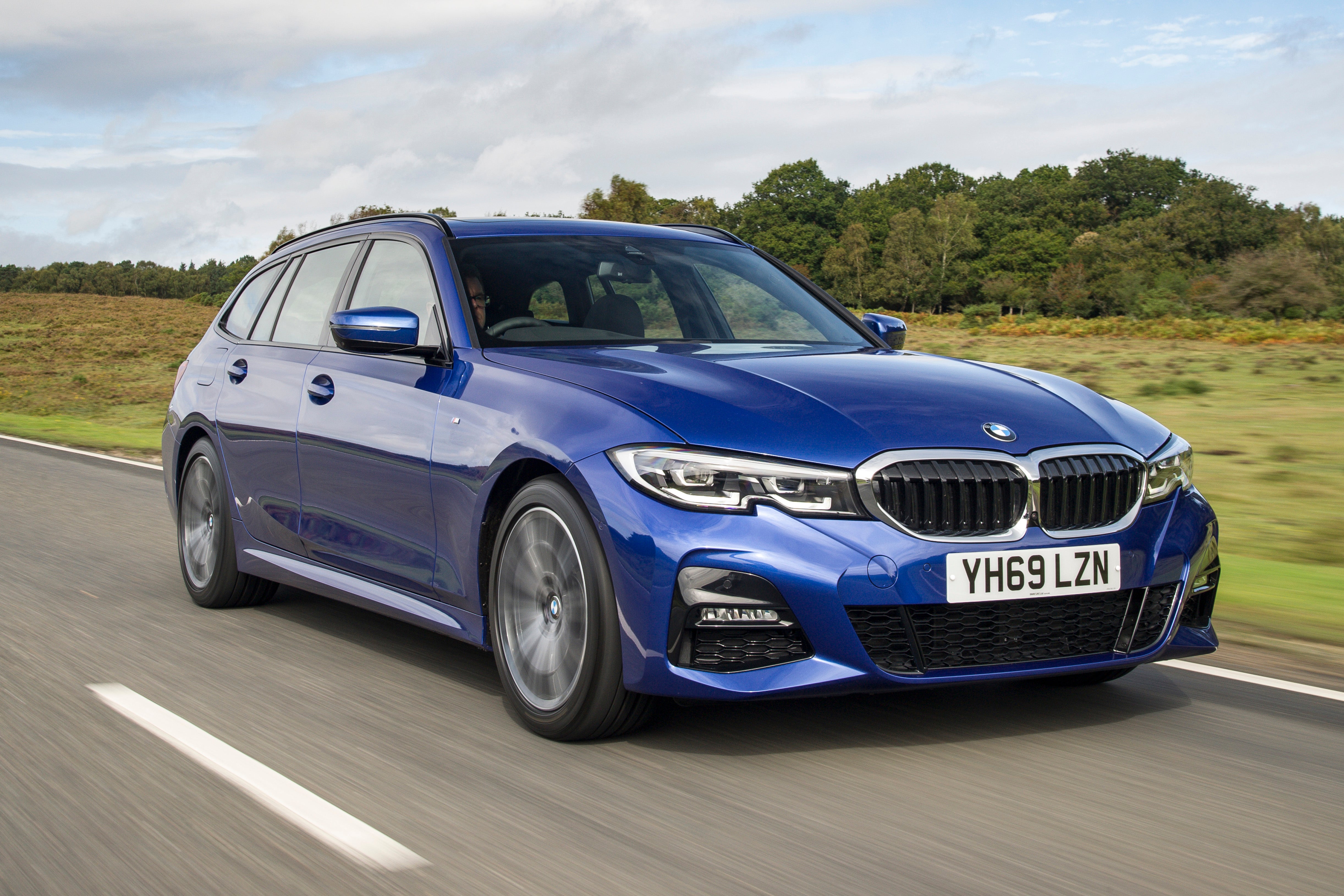 BMW 3 Series Touring Driving Front 
