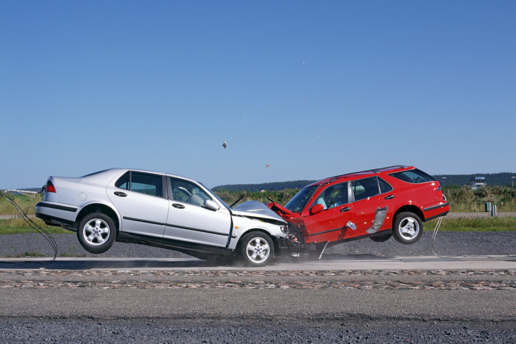 Saab crash test