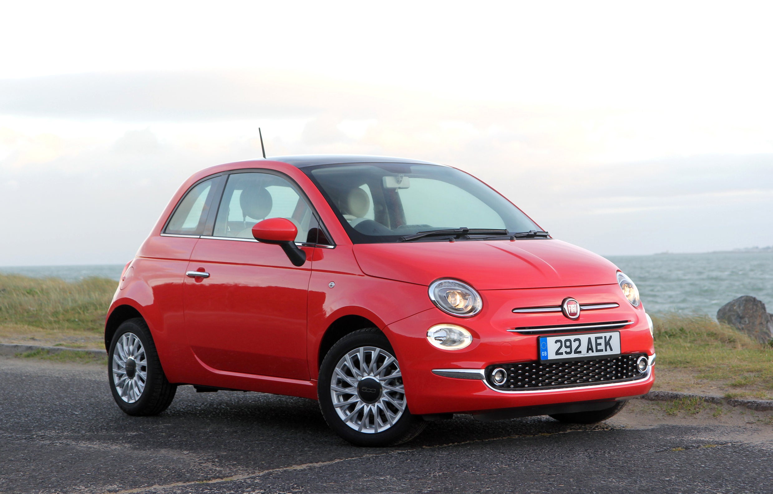 Fiat 500 red
