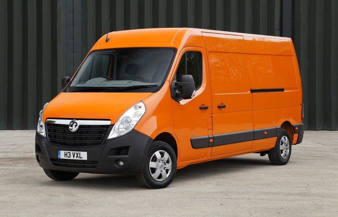 Vauxhall Movano Front Side View