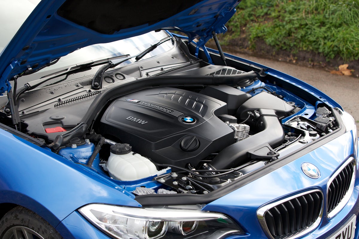 BMW 4 Series engine bay