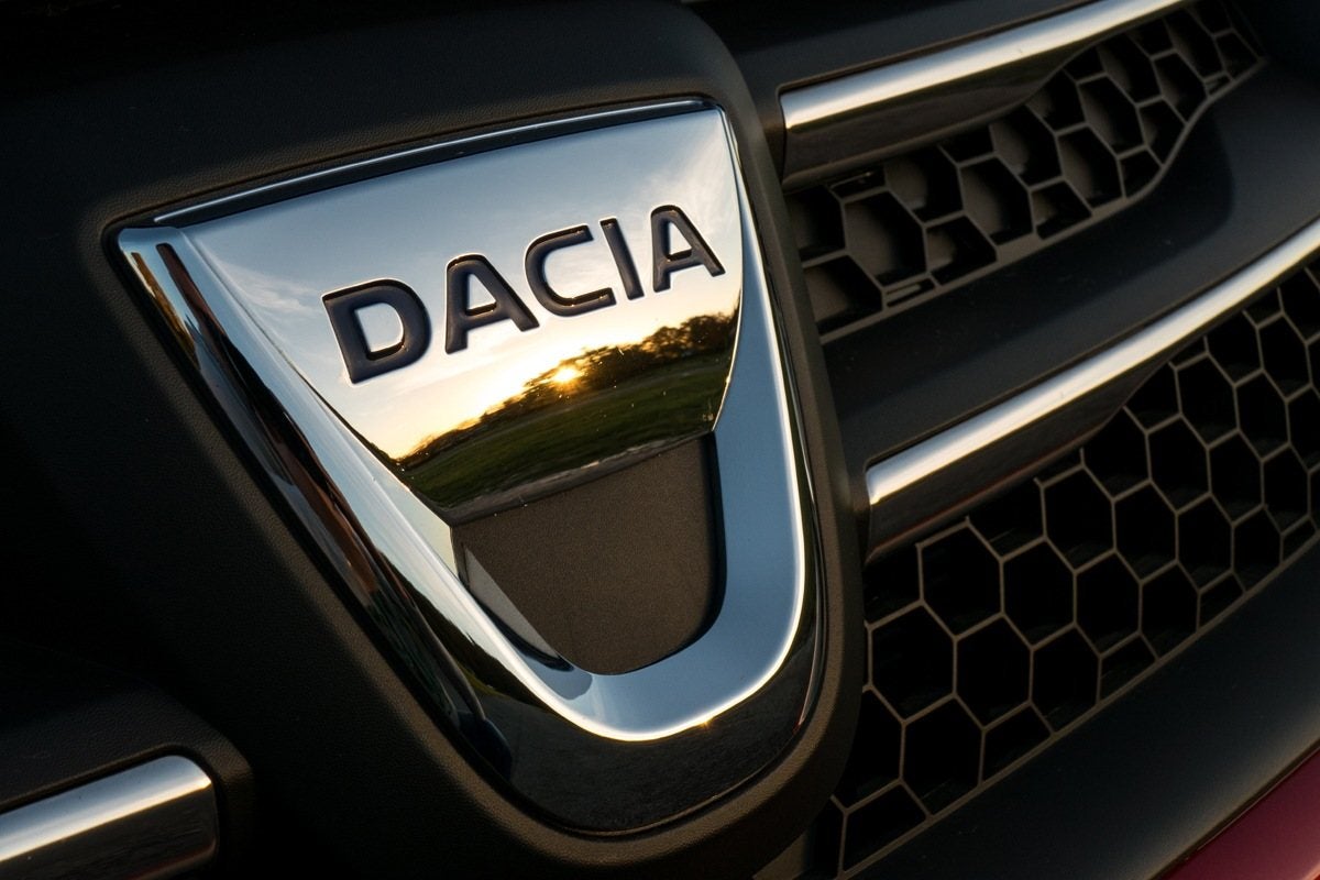 Dacia badge on grille