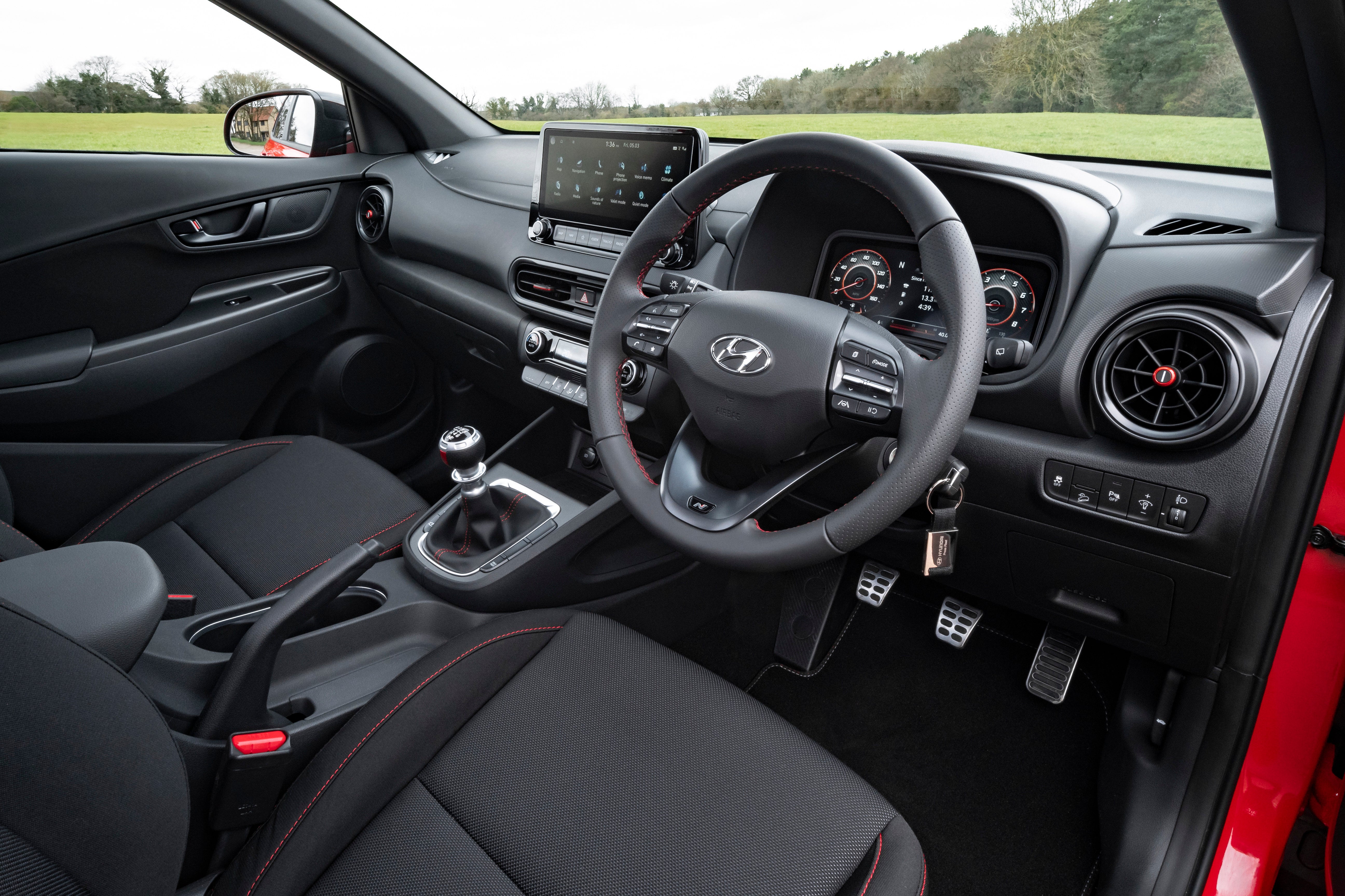 Hyundai Kona Review 2022 interior dashboard