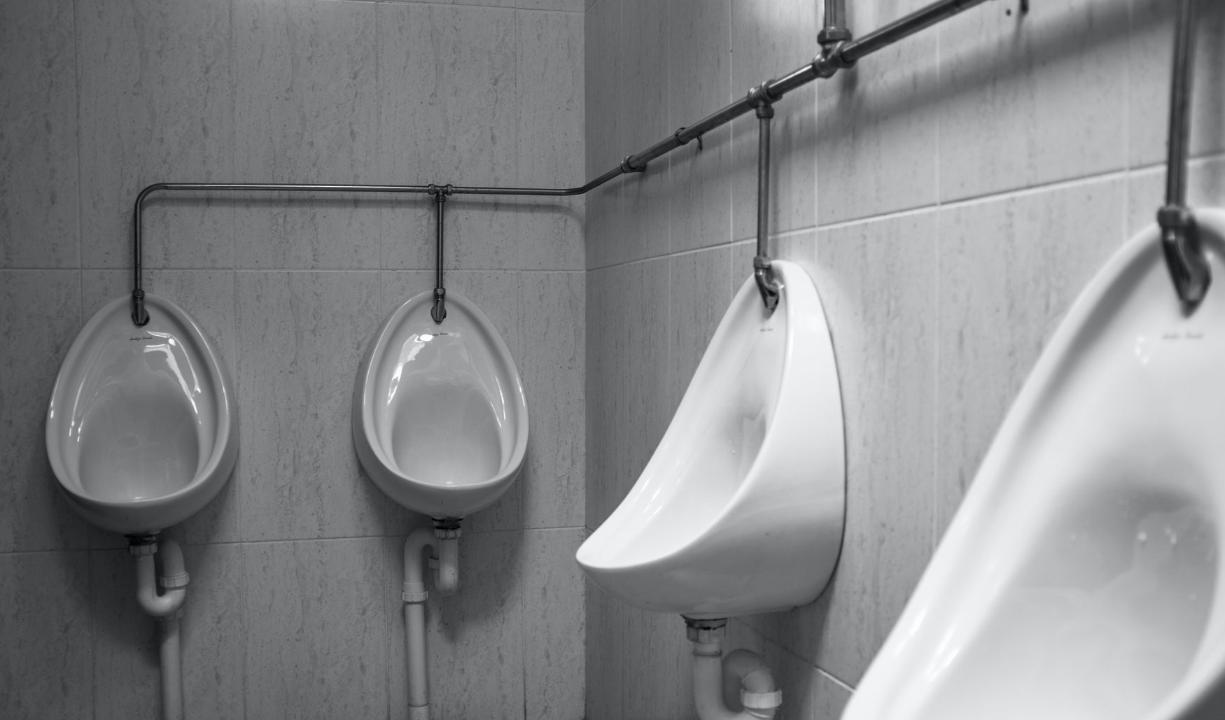 Urinal greyscale