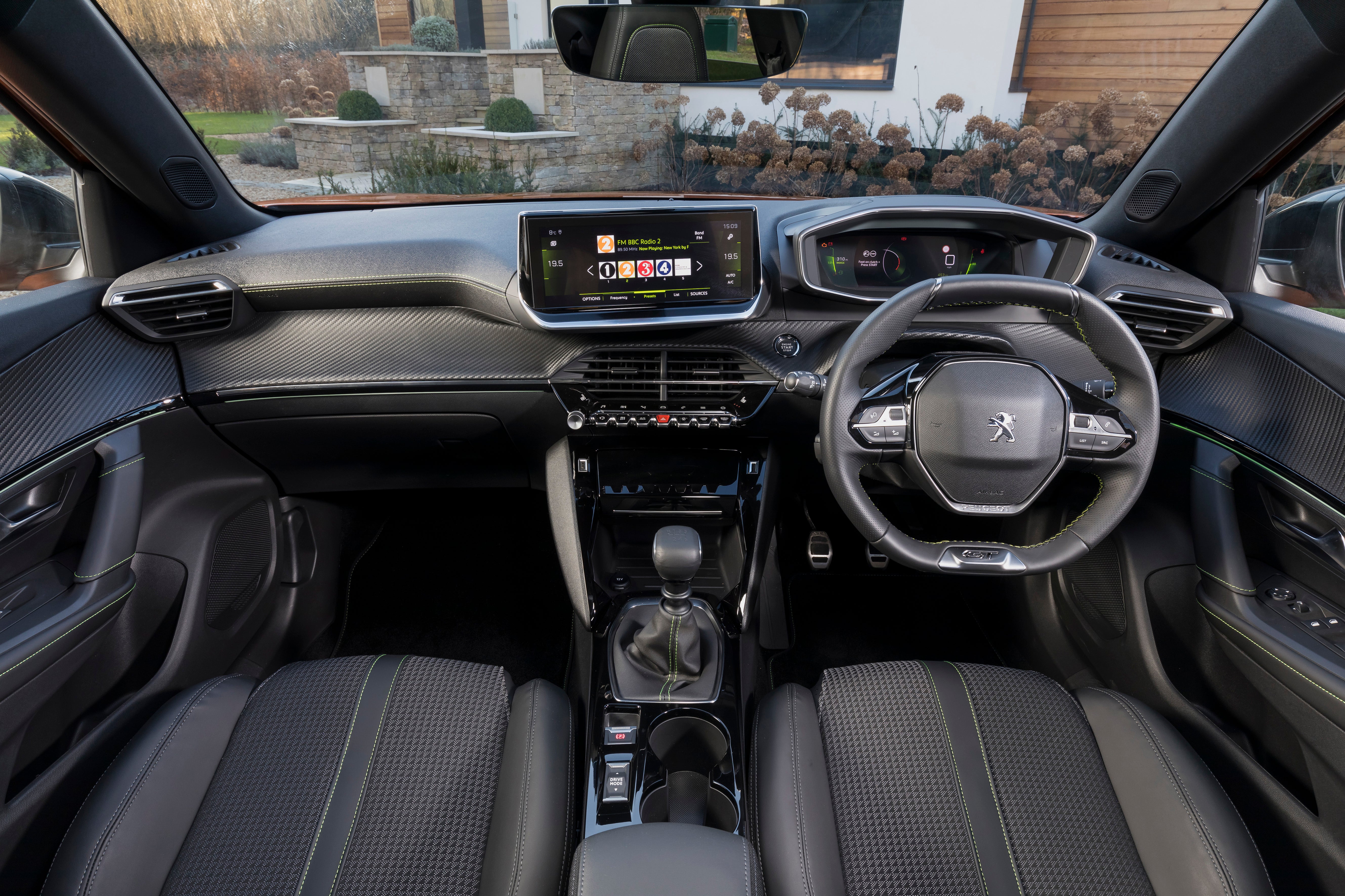 Peugeot 2008 Review 2022: interior photo with dashboard