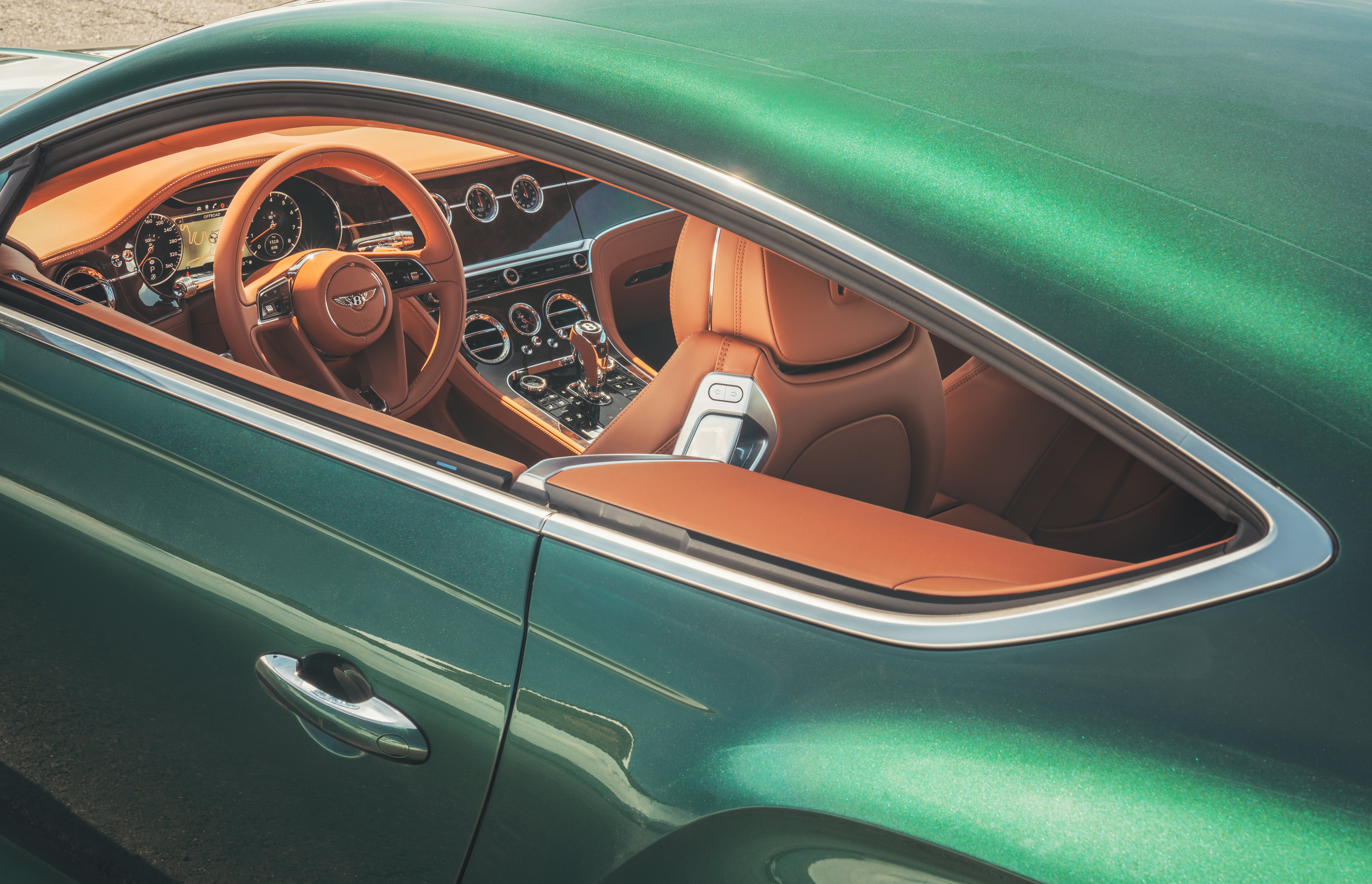 Bentley Continental GT Aerial Interior 