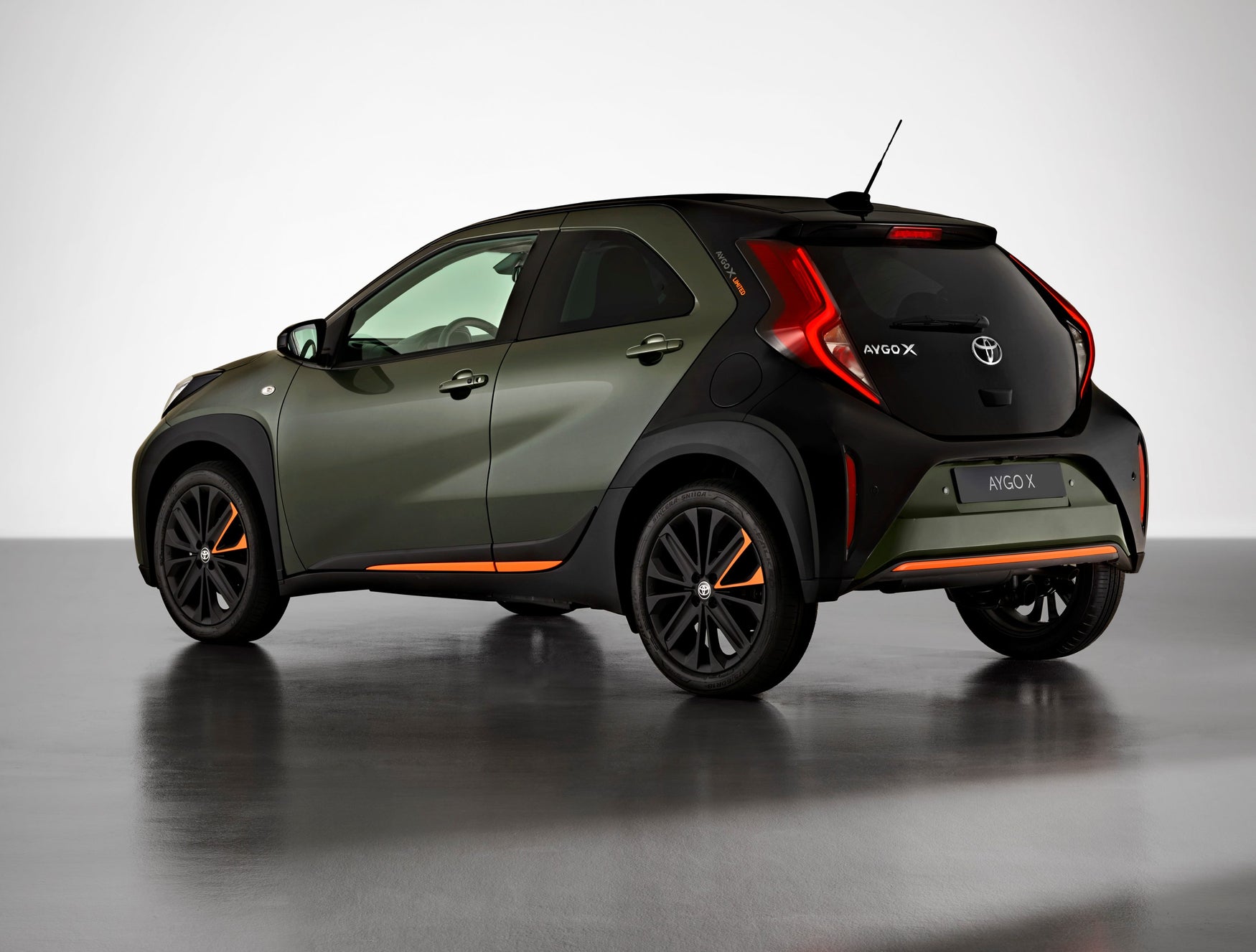2022 Toyota Aygo X rear-three quarter