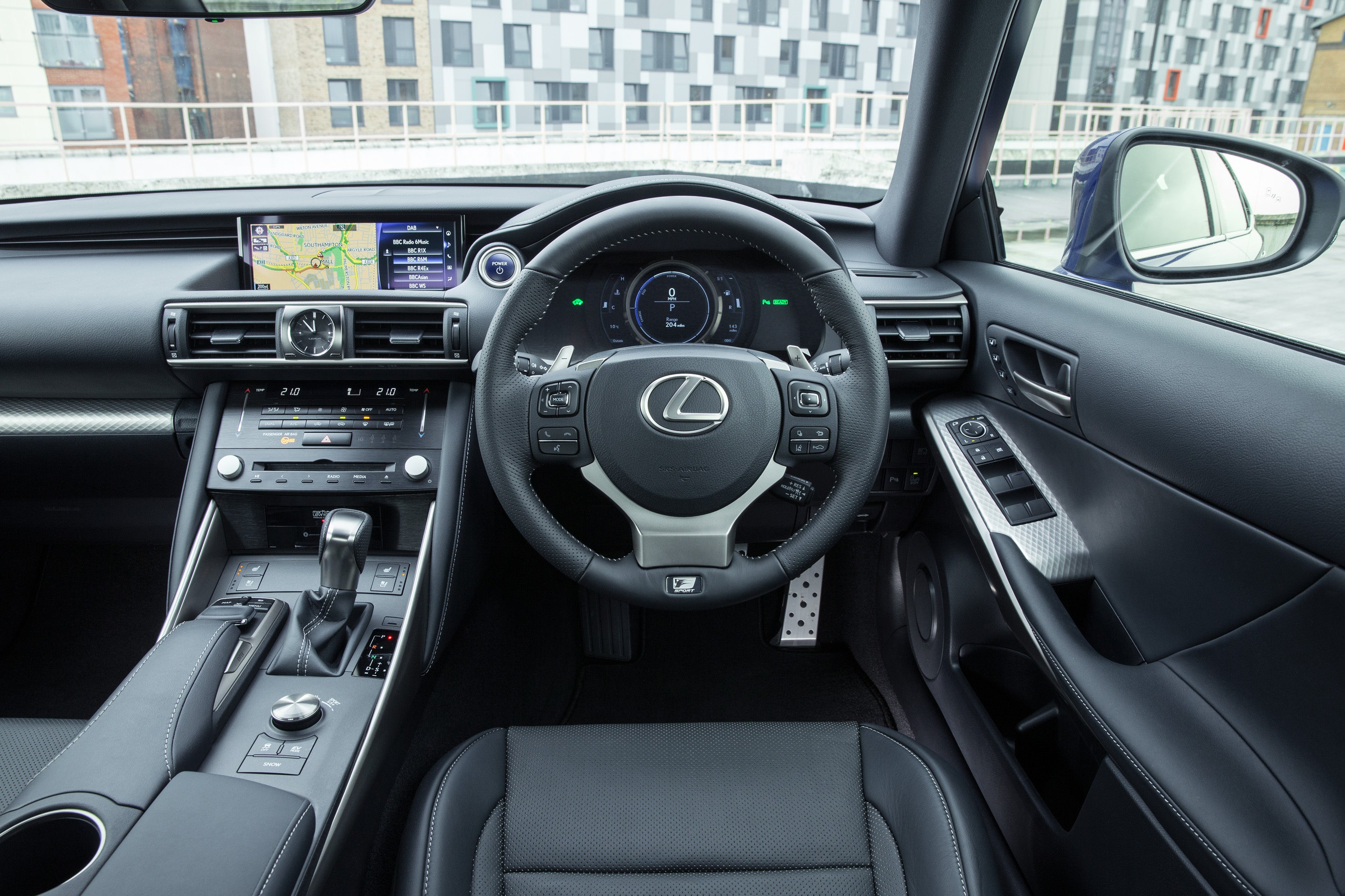 Lexus IS front interior