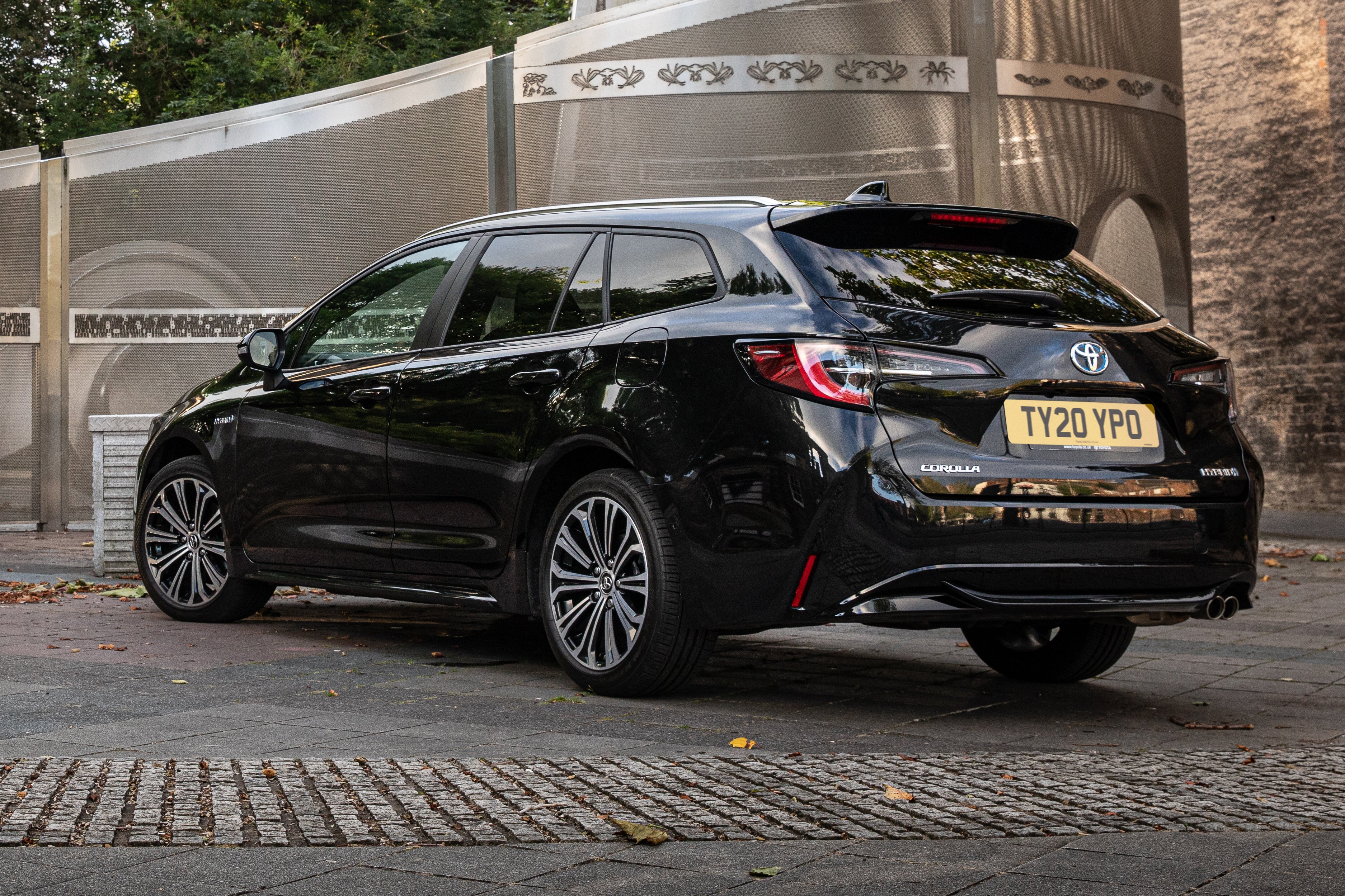 Toyota Corolla Touring Sports Review 2022 Rear Side View