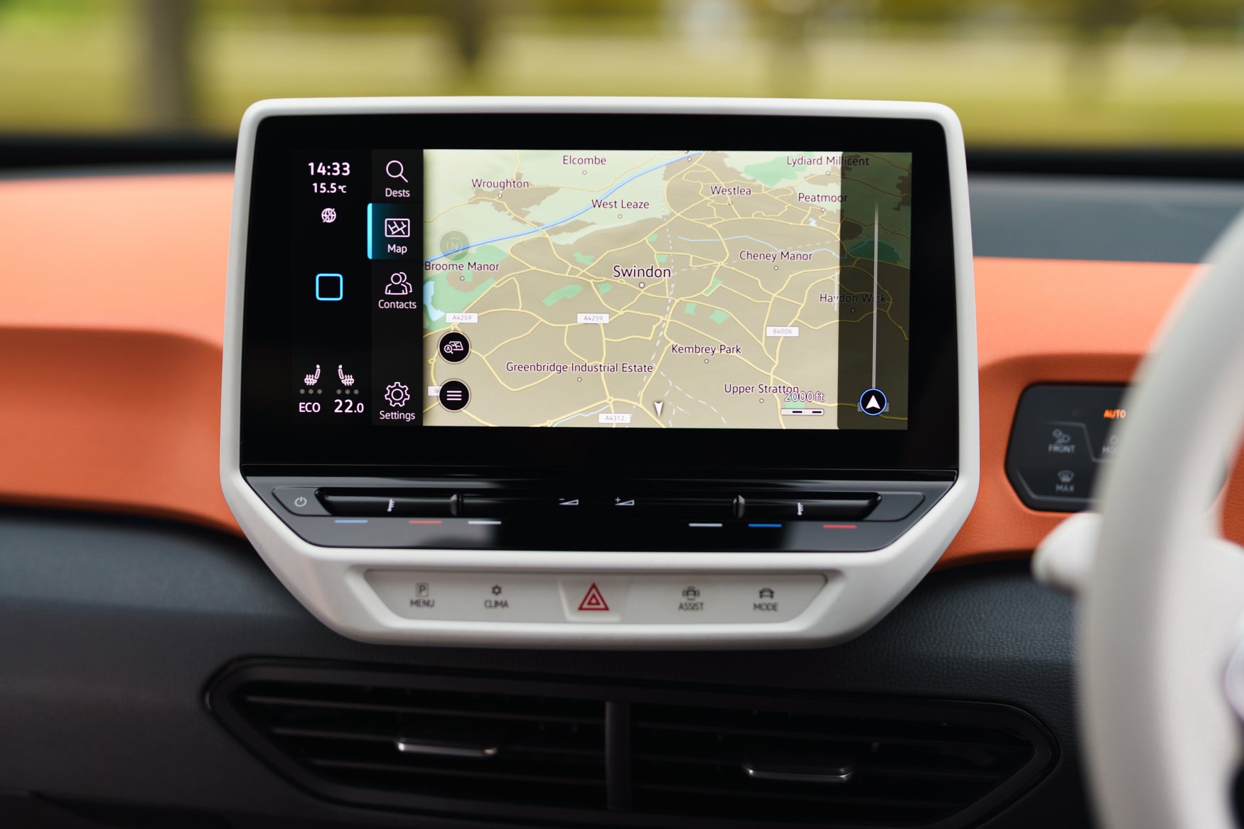 Volkswagen ID.3 screen