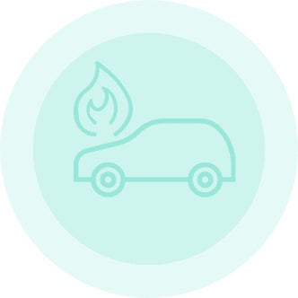 car flame graphic heycar