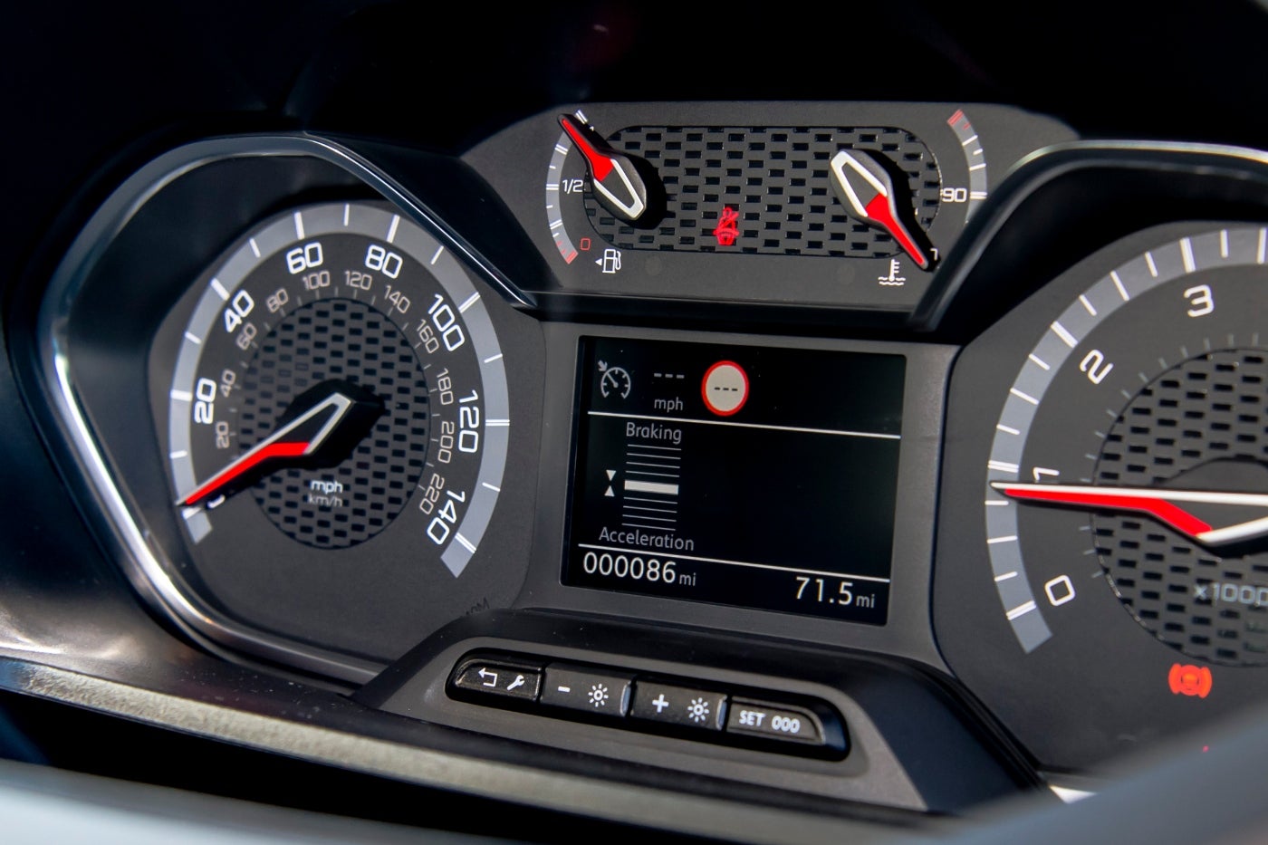 Peugeot Rifter instruments