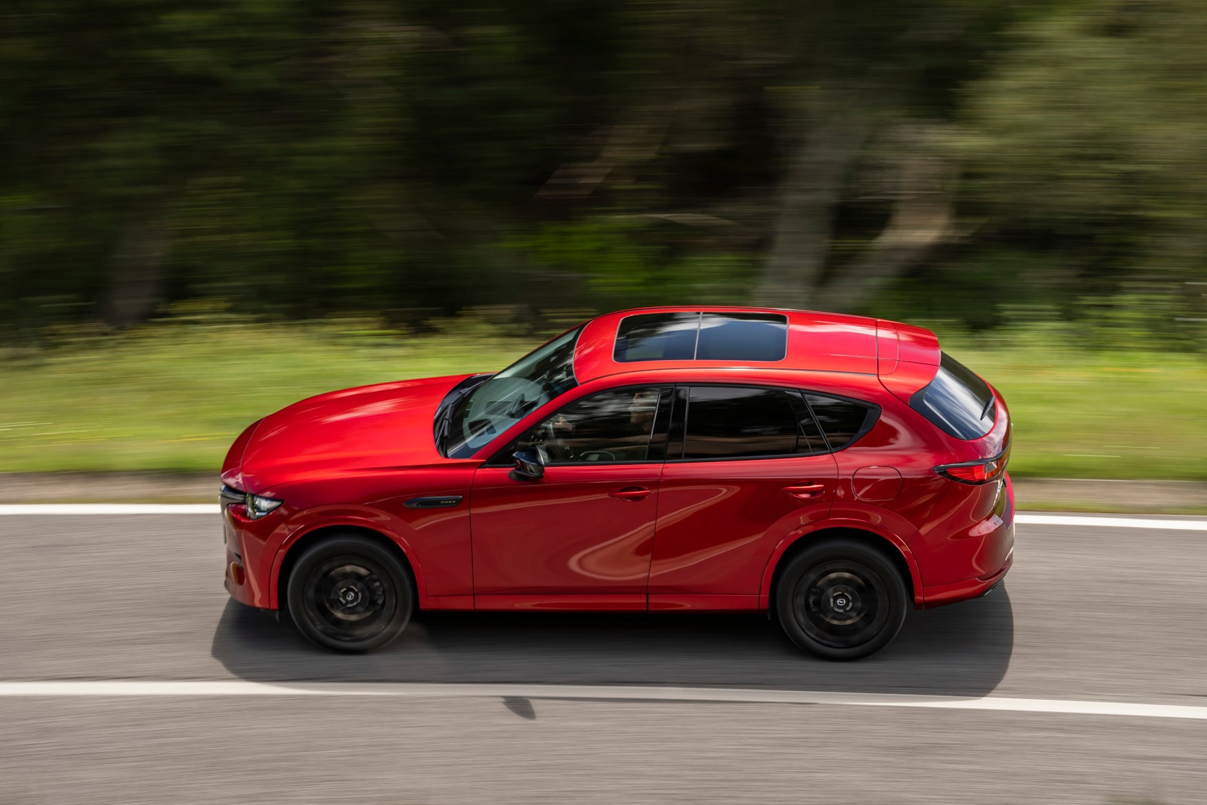 Mazda CX-60 Review 2022: side driving