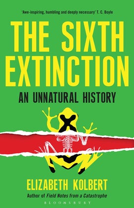 Book cover for The Sixth Extinction