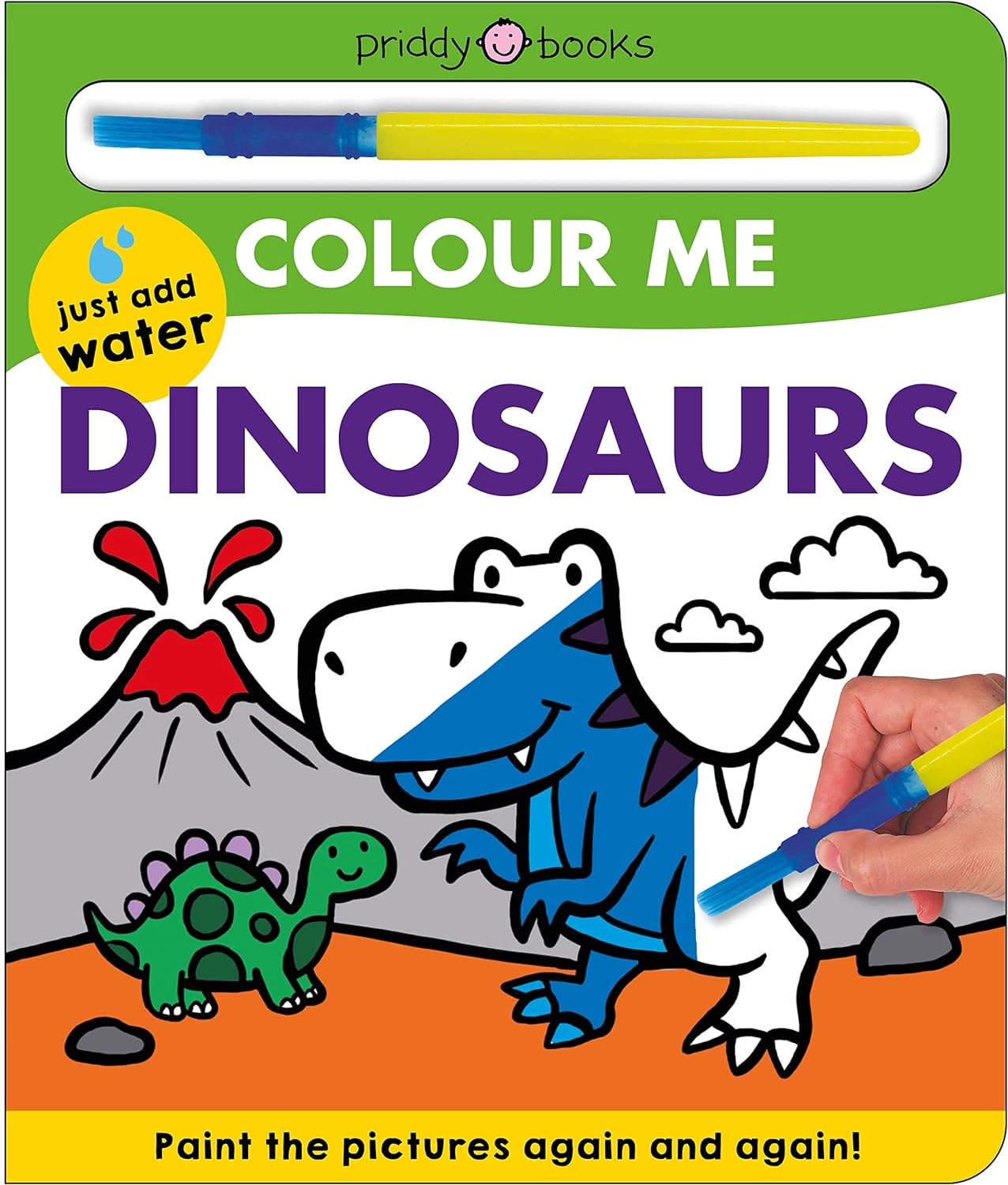 Book cover for Colour Me: Dinosaurs