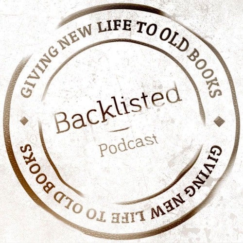 Backlisted podcast logo.