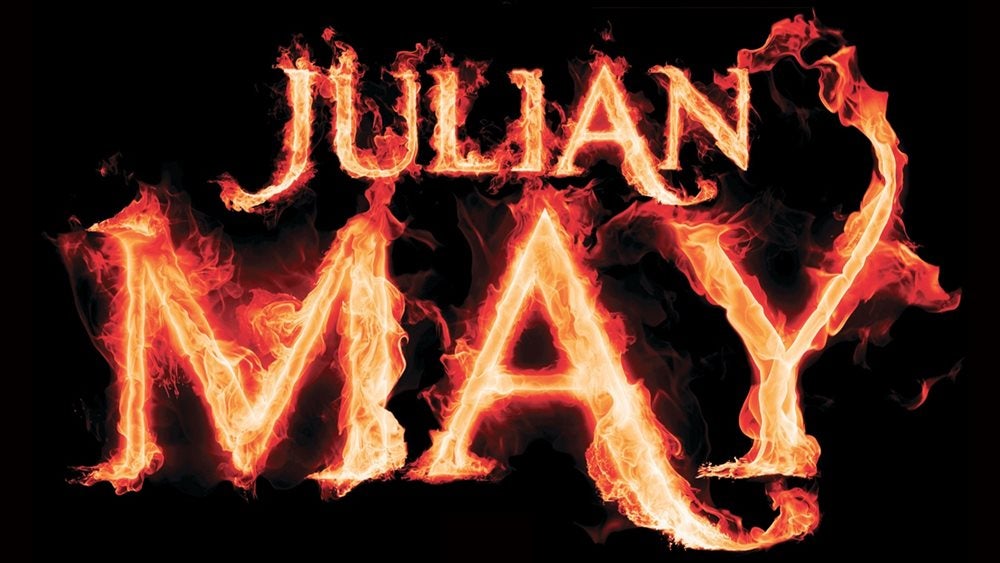 Julian May written in flames