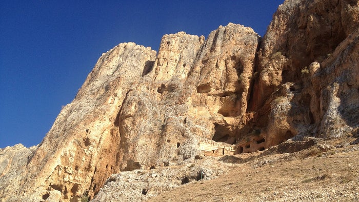 Rocks beside Sea of Galilee