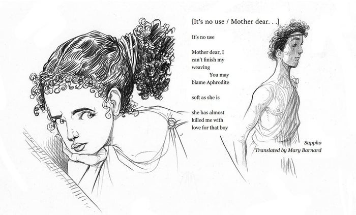 Illustration for Its No Use Mother Dear Illustrated by Chris Riddell