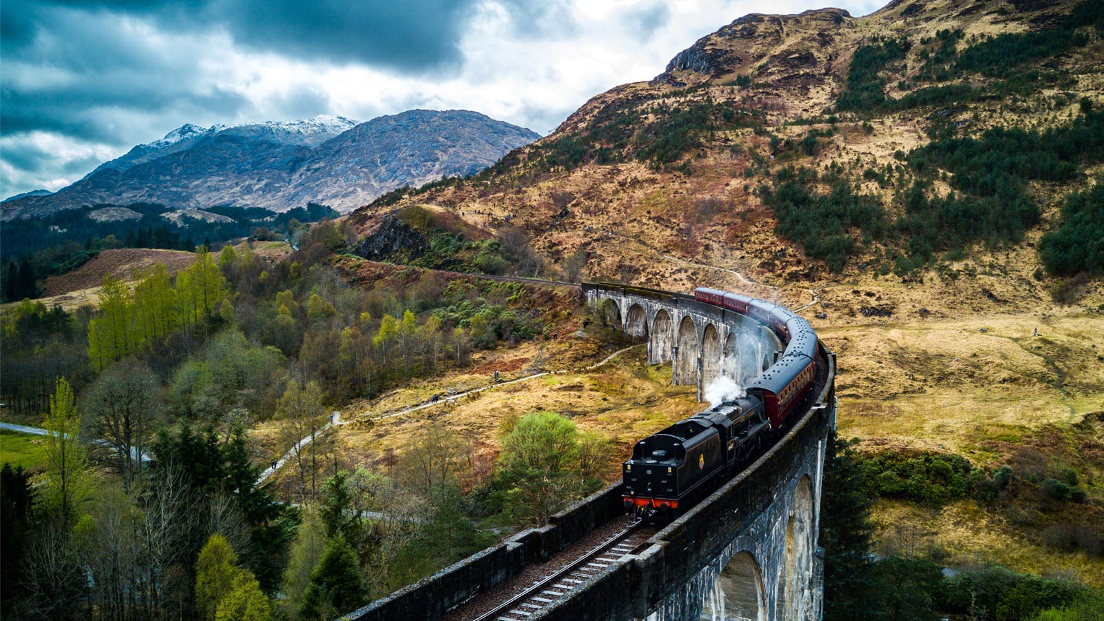Train in St Andrews, Scotland