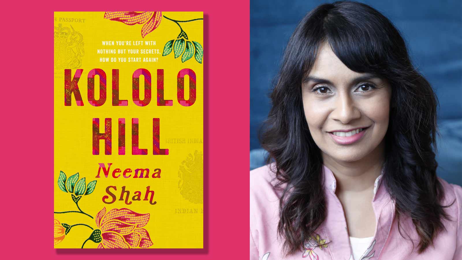 Kololo Hill book cover and photo of Neema Shah