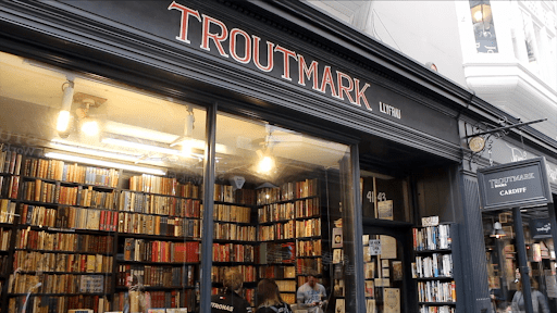 Troutmark bookshop, Cardiff