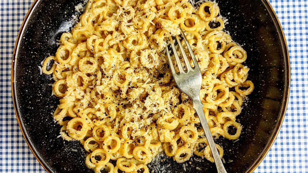 Jack Monroe’s tin can recipe: anellini con cacio e pepe