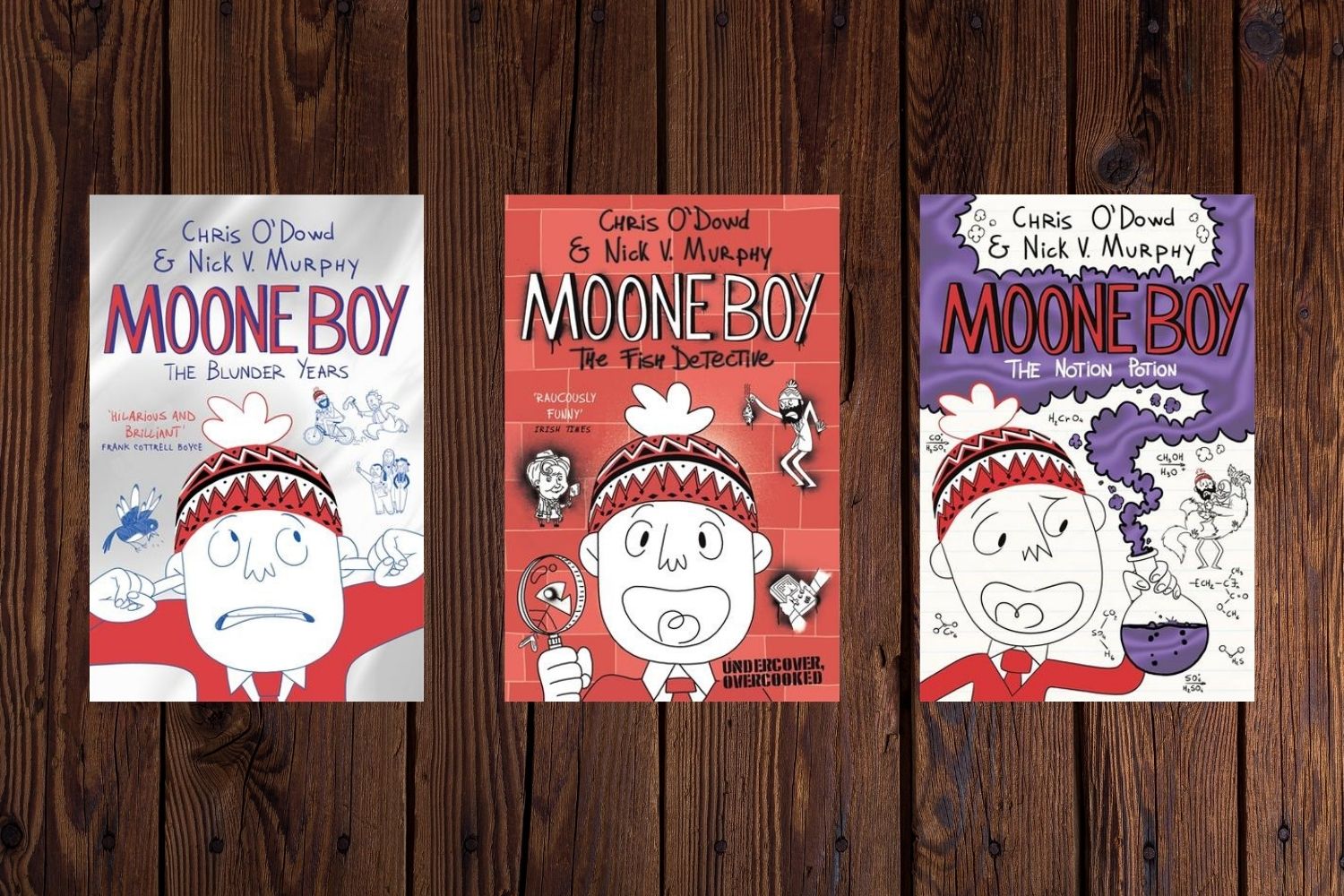 Moone Boy series book covers