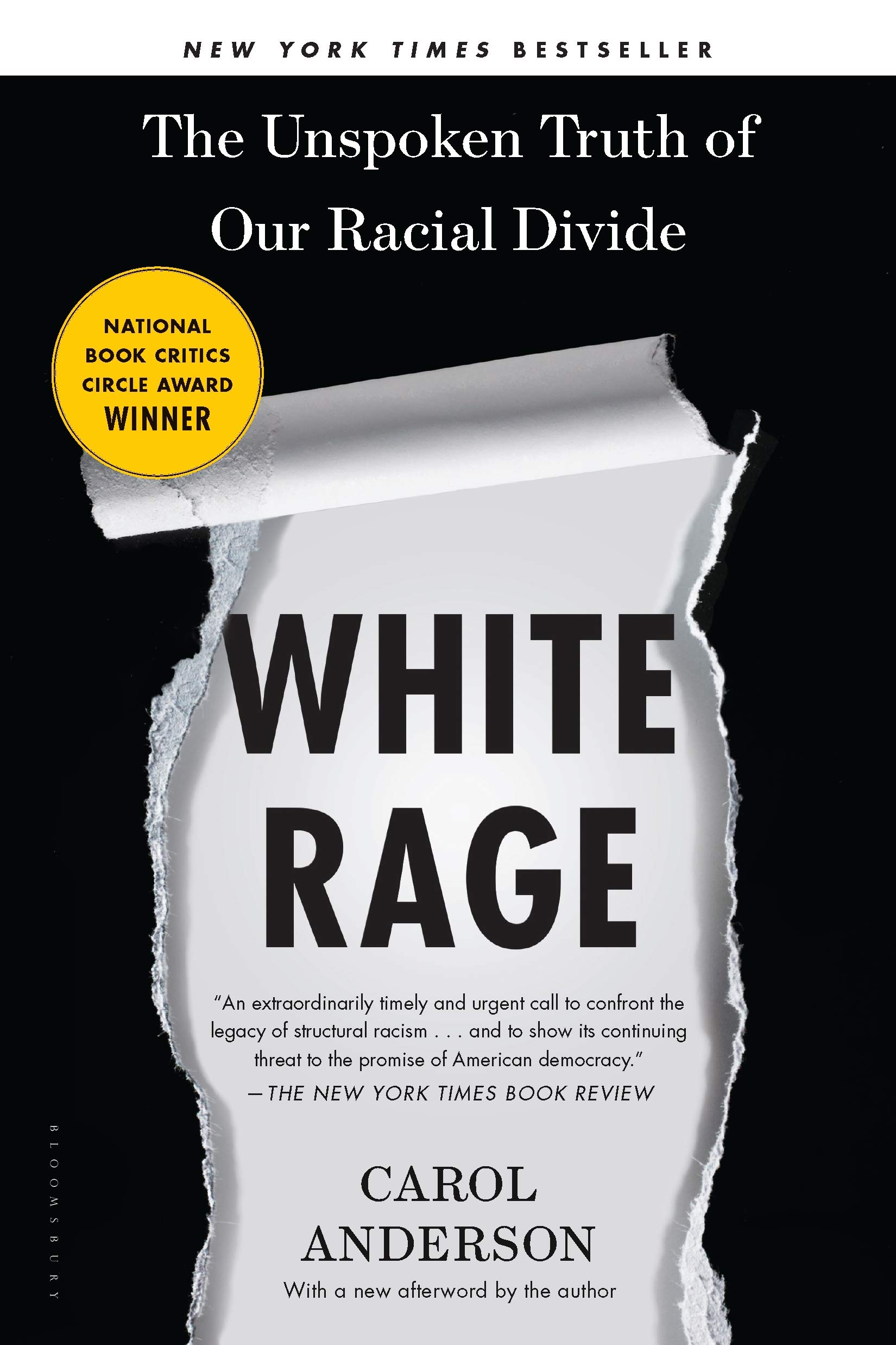 Book cover for White Rage: The Unspoken Truth of Our Racial Divide
