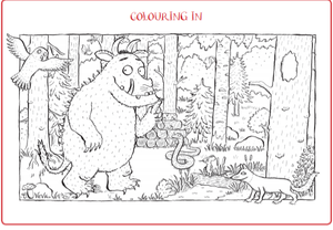 Gruffalo woodland colouring in sheet.PNG
