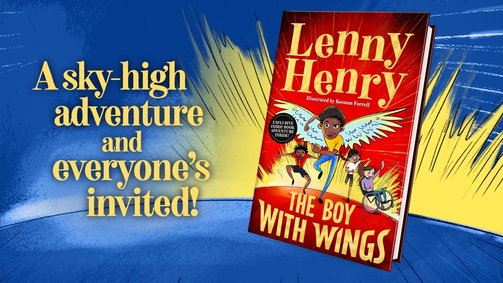 A picture of Lenny Henry's book The Boy with Wings