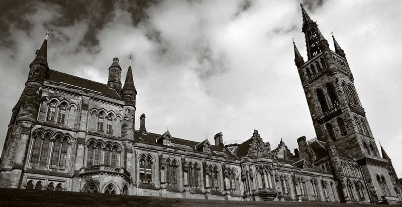 Black and white building Glasgow