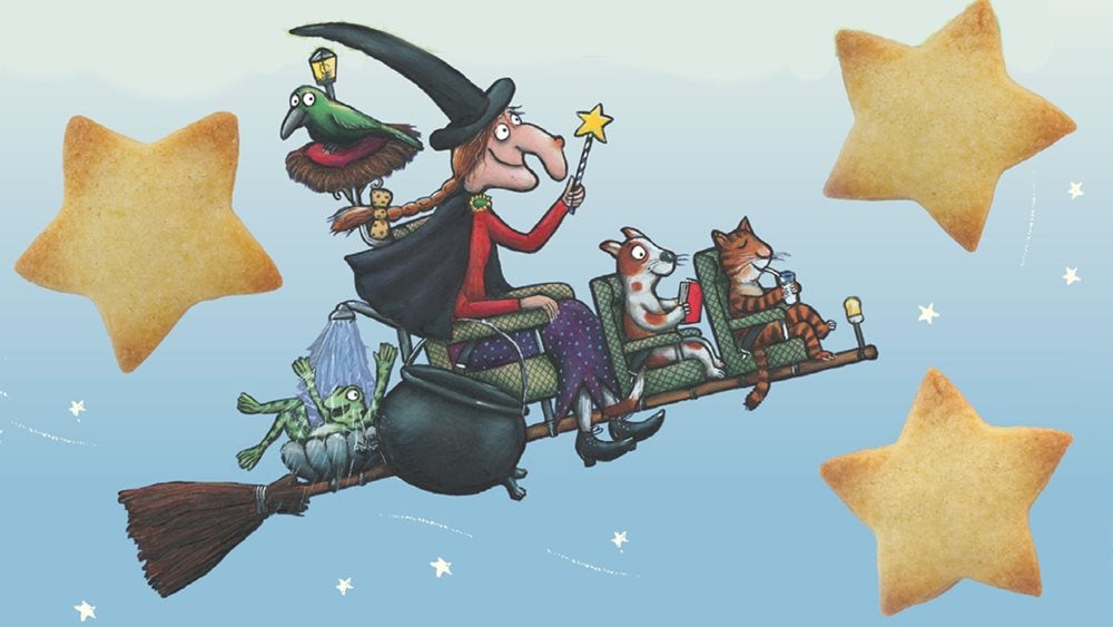 Room on the Broom shortbread stars