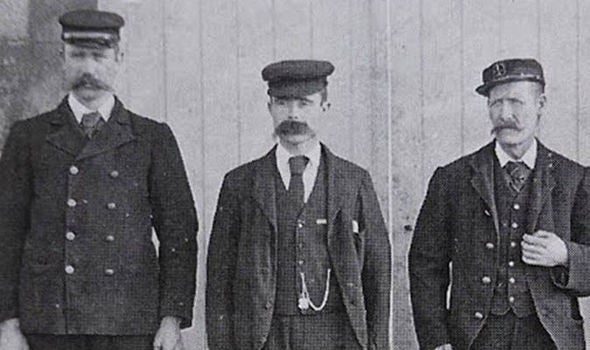 Left to right: Thomas Marshall, Donald MacArthur and James Ducat.