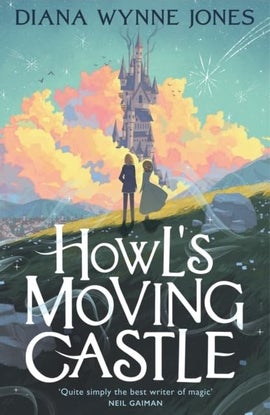 fantasy fiction book reviews Book cover for Howl's Moving Castle