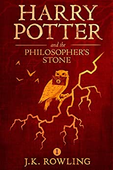 Book cover for Harry Potter and the Philosopher's Stone