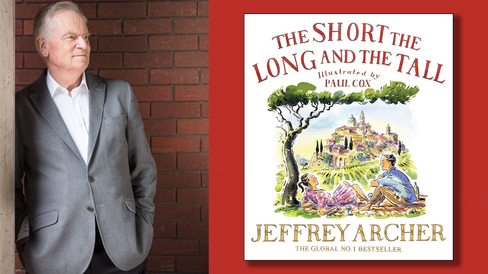 Jeffrey Archer and the cover of The Short, the Tall and the Long