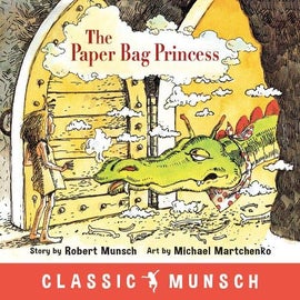 Book cover for The Paper Bag Princess