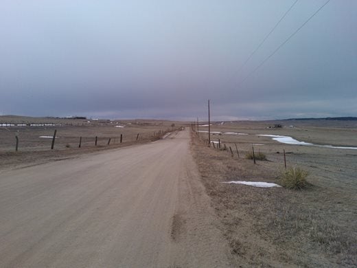 A road through the plains