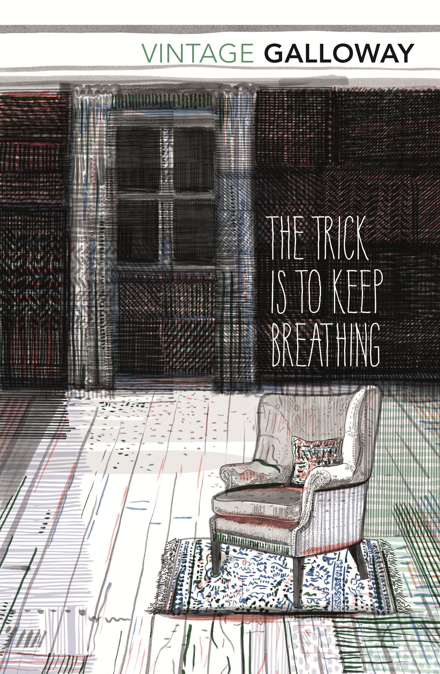 Book cover for The Trick is to Keep Breathing