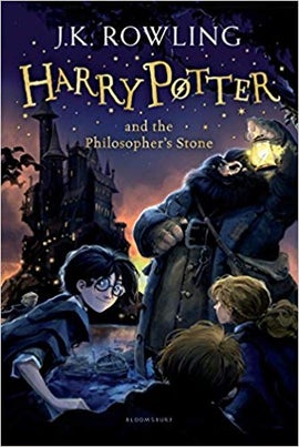 Book cover for Harry Potter and the Philosopher's Stone