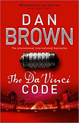 Book cover for The Da Vinci Code