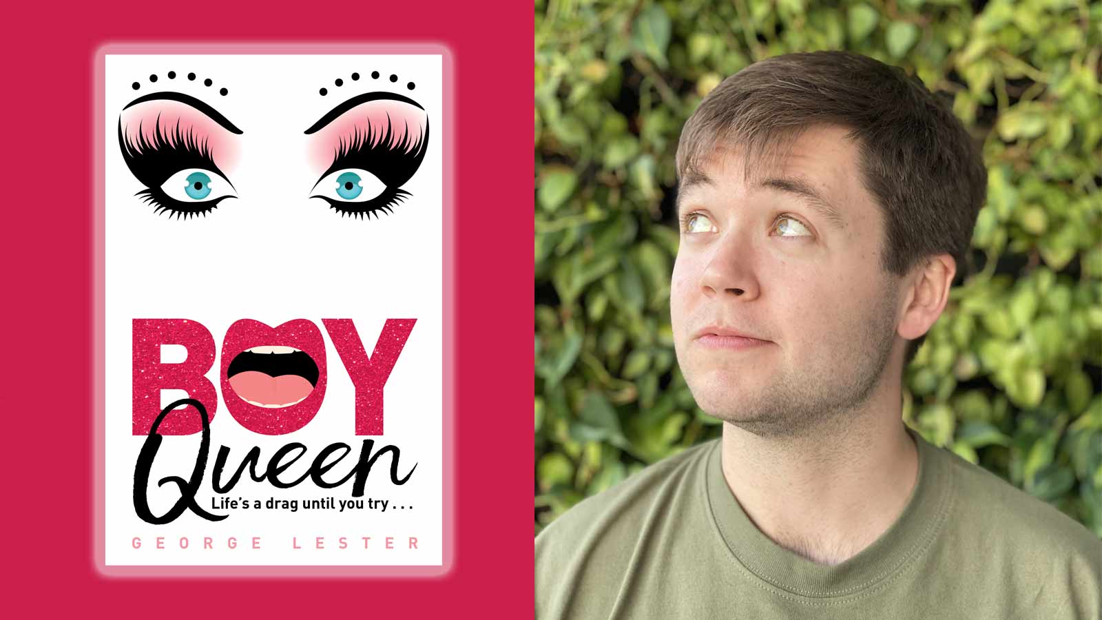 Boy Queen book cover and George Lester
