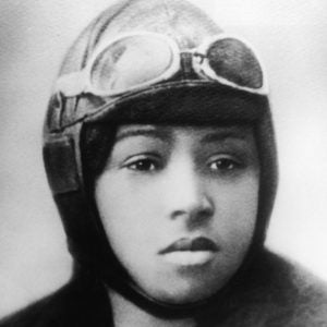 Black and white photograph of Bessie Coleman