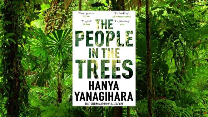 The People in the Trees against the background of a rain forest